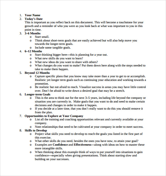 5 year career plan essay sample