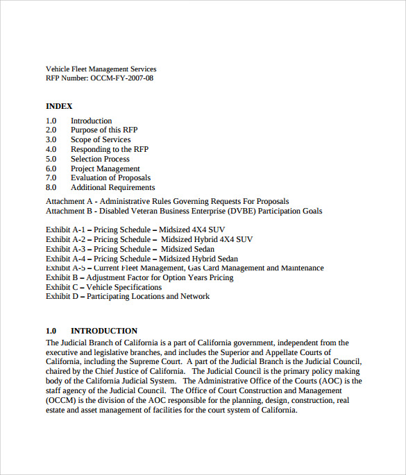 Service Proposal Samples   Sample Service Proposal Template 