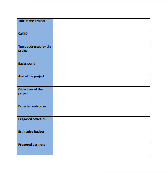 sample proposal template
