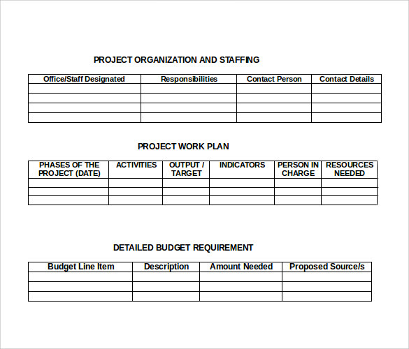 formal project proposal template