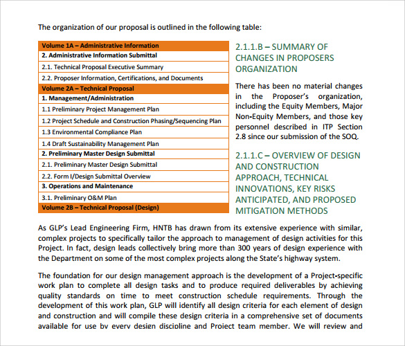 Technology Proposal Template