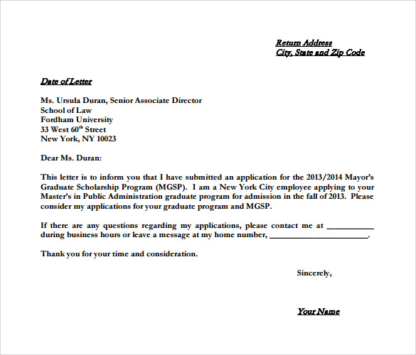 College admission letter of intent sample - Free Online Paper & Essay ...