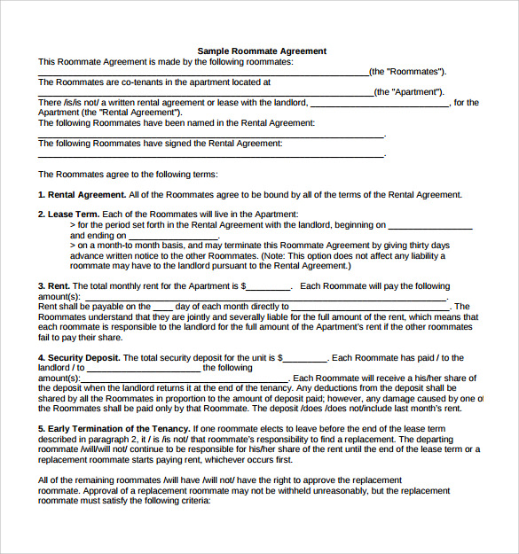 57 pdf 6 month rental agreement template free printable docx download