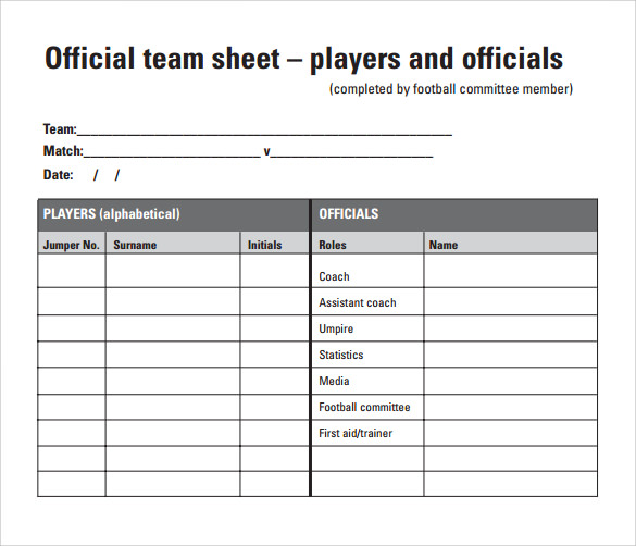 Free 11 Football Score Sheet Templates In Google Docs Ms Word Pages Google Sheets