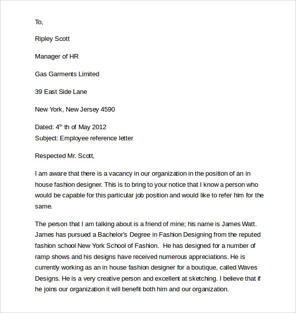 Free 7 Employment Cover Letter Templates In Pdf Ms Word