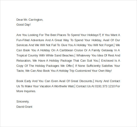 email marketing letter