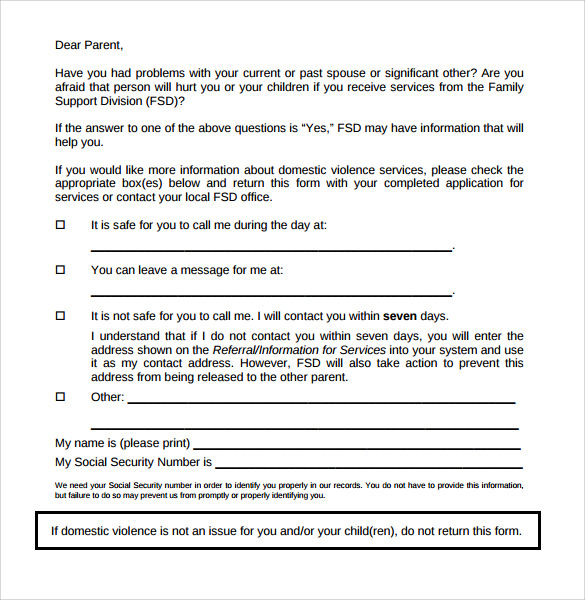 Mutual Child Support Agreement Template