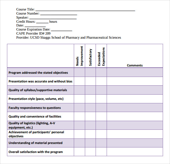 free-11-sample-program-evaluation-forms-in-pdf