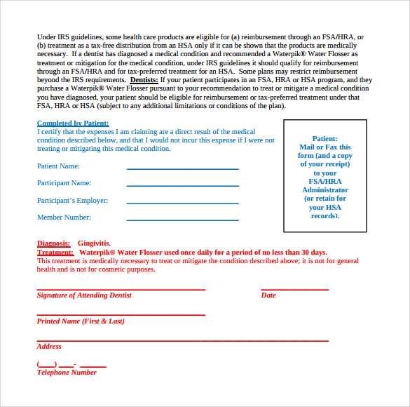 letter of medical necessity form pdf download