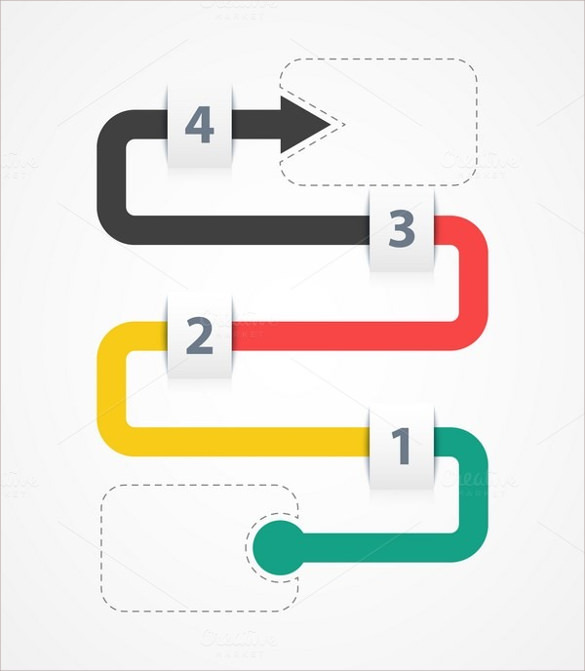 Blank Timeline Infographic