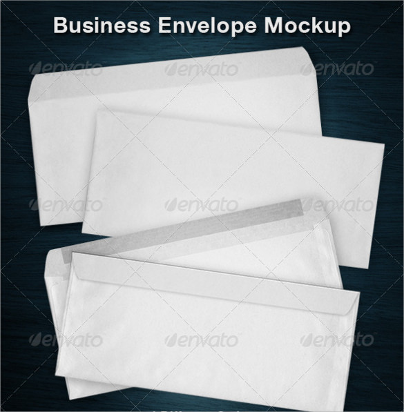 business envelope template psd