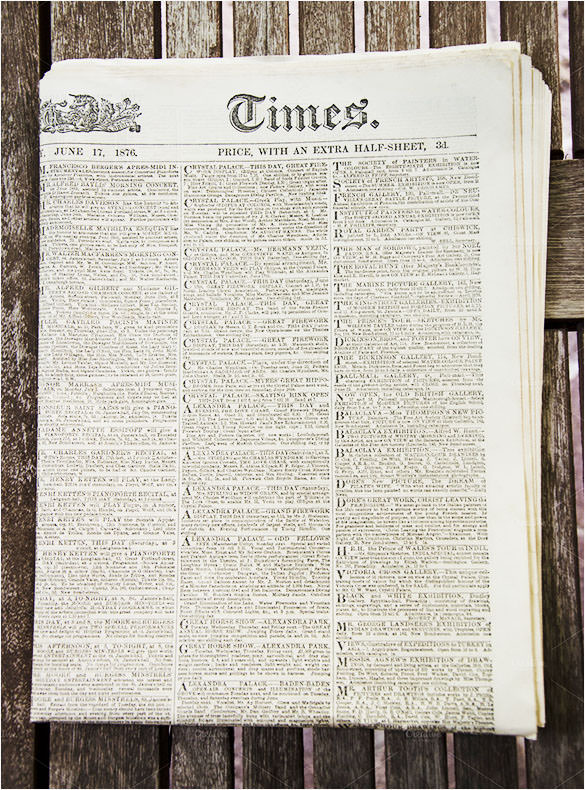 pdf old newspaper template