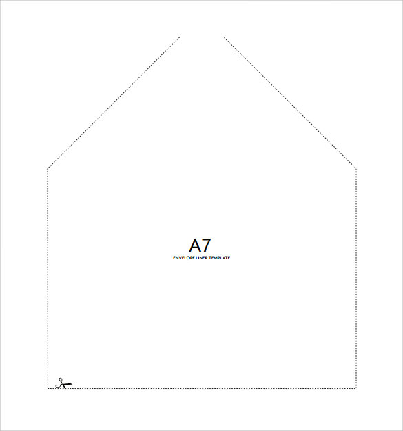 A7 Envelope Template Printable