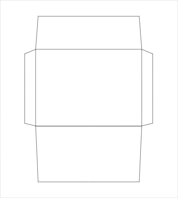 Free Printable Template To An A7 Cut And Fold Envelope