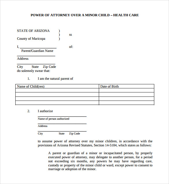 free download medical power of attorney