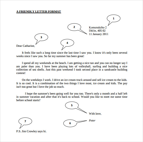 FREE 9+ Sample Informal Letter Templates in MS Word | PDF ...