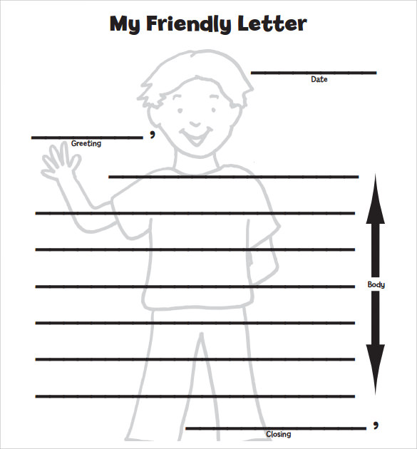 letter format for kids printable