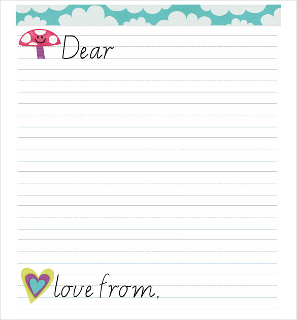 sample letter for kids