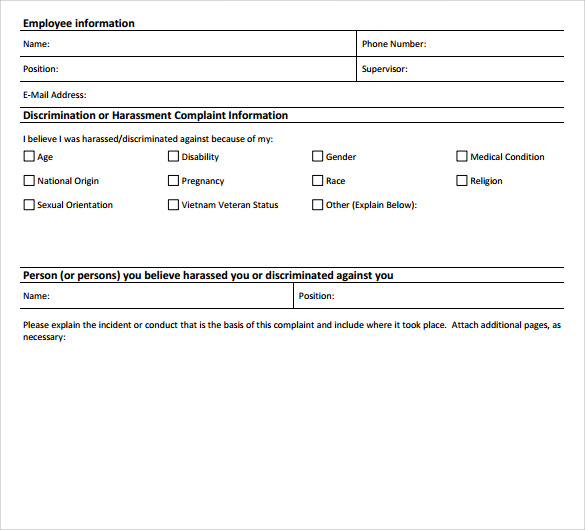 harassment complaint form1