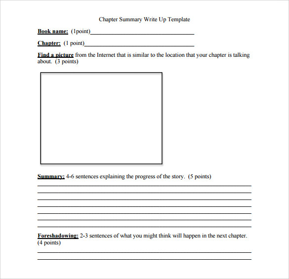 FREE 8+ Chapter Summary Templates in MS Word | PDF