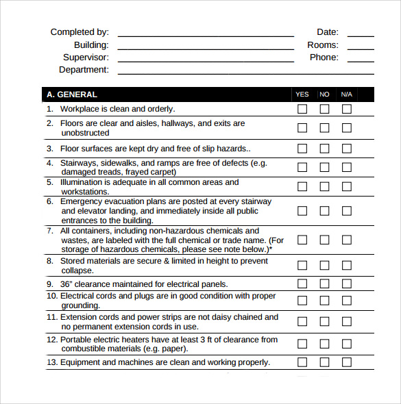 FREE 14 Sample Training Checklists In Excel PDF MS Word Google 