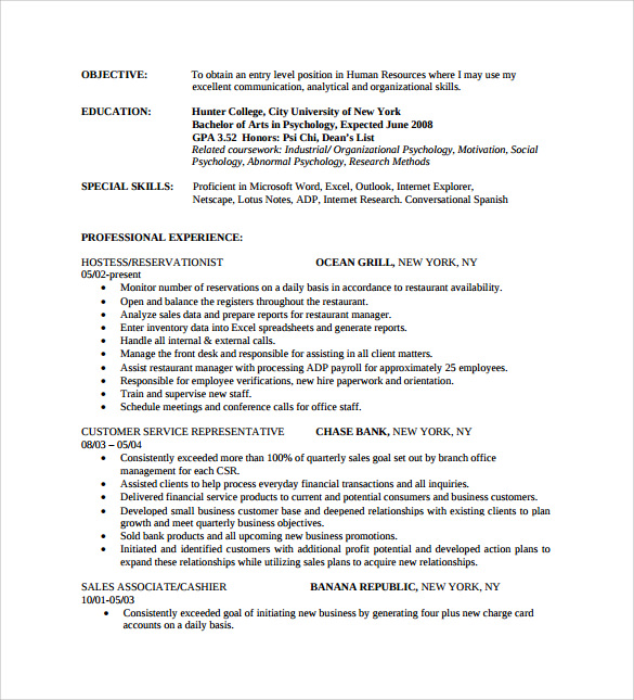 Sample Sales Associate Resume 8 Free Documents In PDF DOC