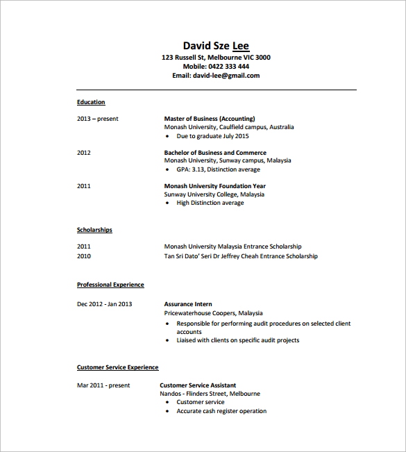 accounting tutor resume free pdf format1