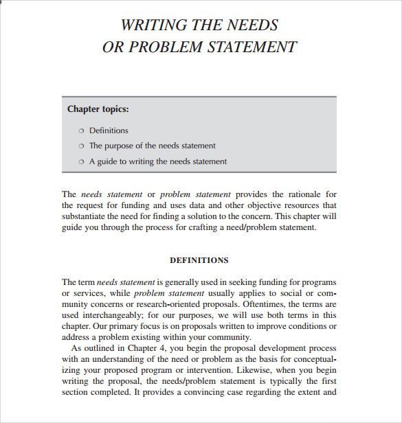 examples of problem statement in research paper