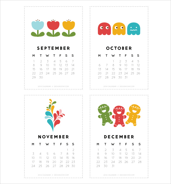 14 Cute Calendar Templates To Download For Free Sample Templates 14 Cute Calendar Templates To Download For Free Sample Templates