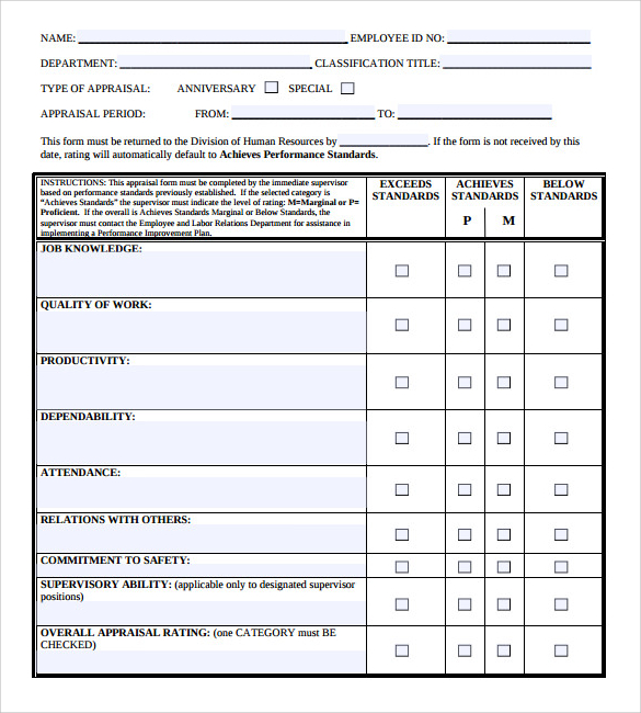 example application form leave Sample  Documents  Download PDF  9 in Employee Form