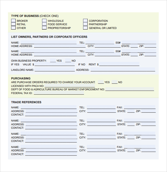 trade reference template