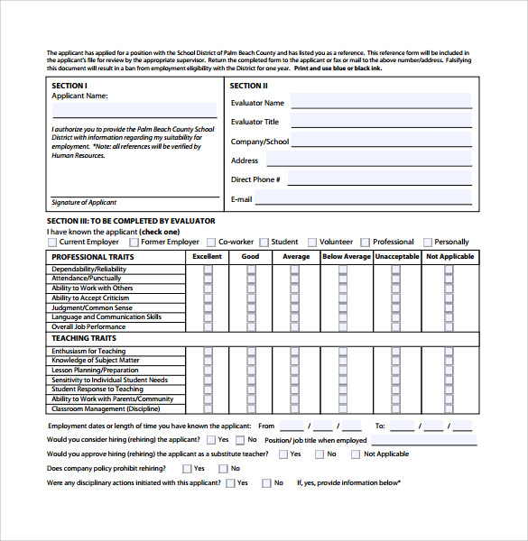 FREE 7+ Sample Job Reference Templates in PDF | MS Word