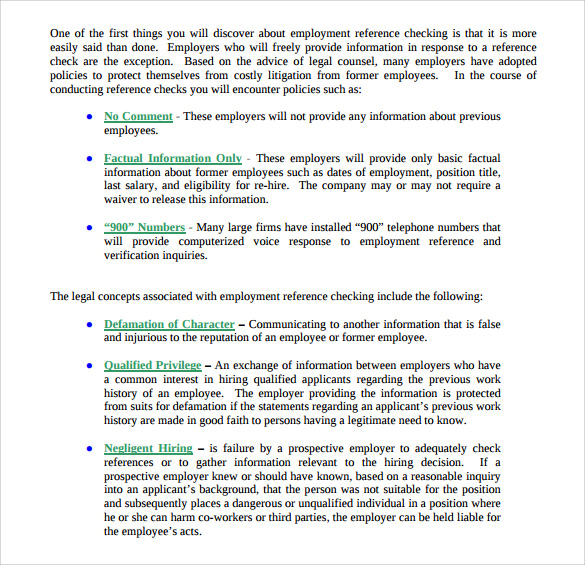 questionnaire check form reference 9 Check   Sample Format Examples, Reference