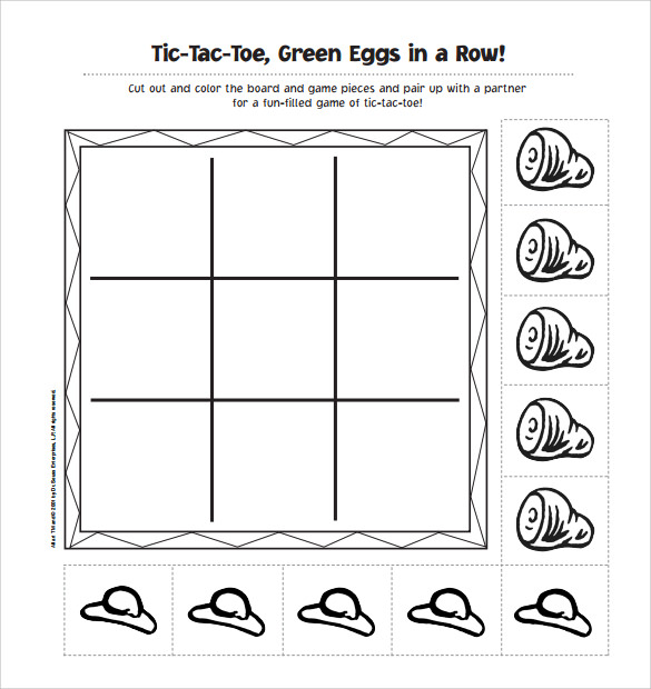 tic tac toe game template