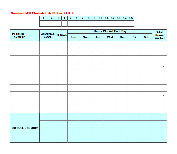 sample monthly timesheet calculator1