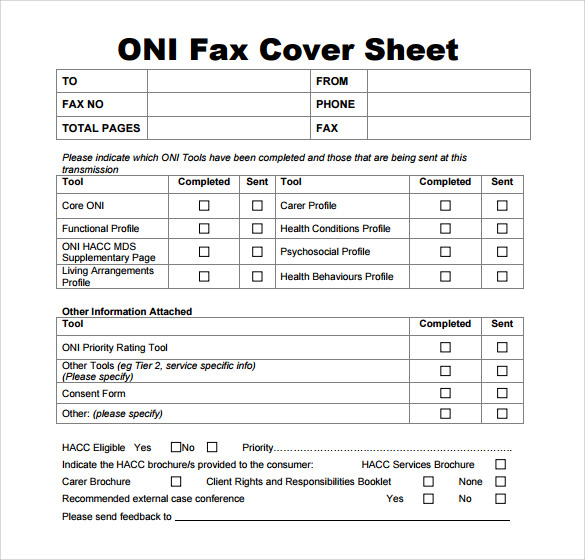 fax cover sheet template with logo