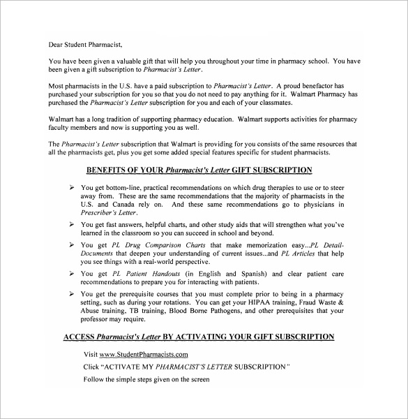 sample pharmacist letter1