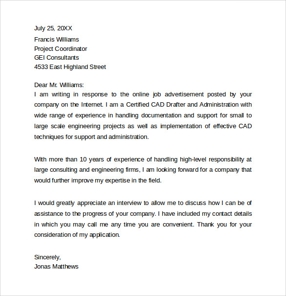 sample cover letter for resume relocation