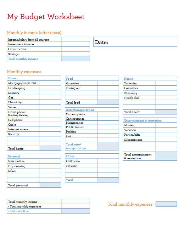 FREE 9+ Sample Budget Calculator Templates in PDF | Excel