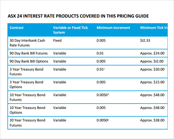 product pricing calculator pdf