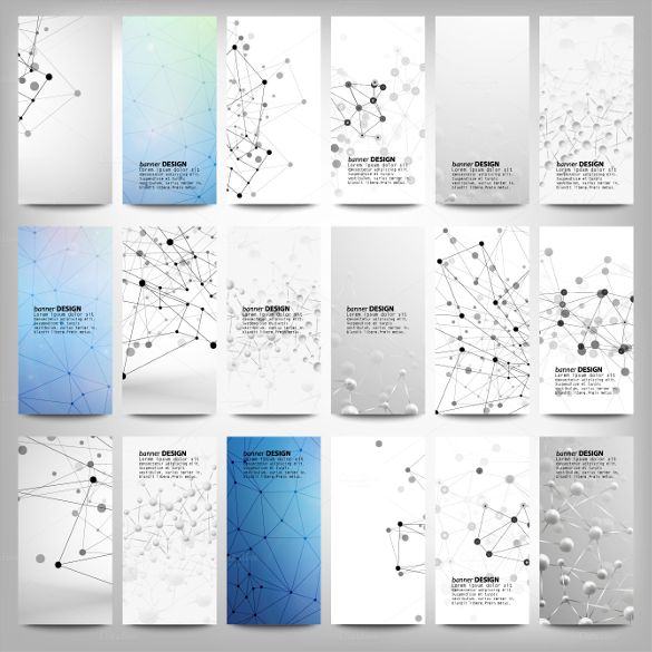 blue flyer background template1