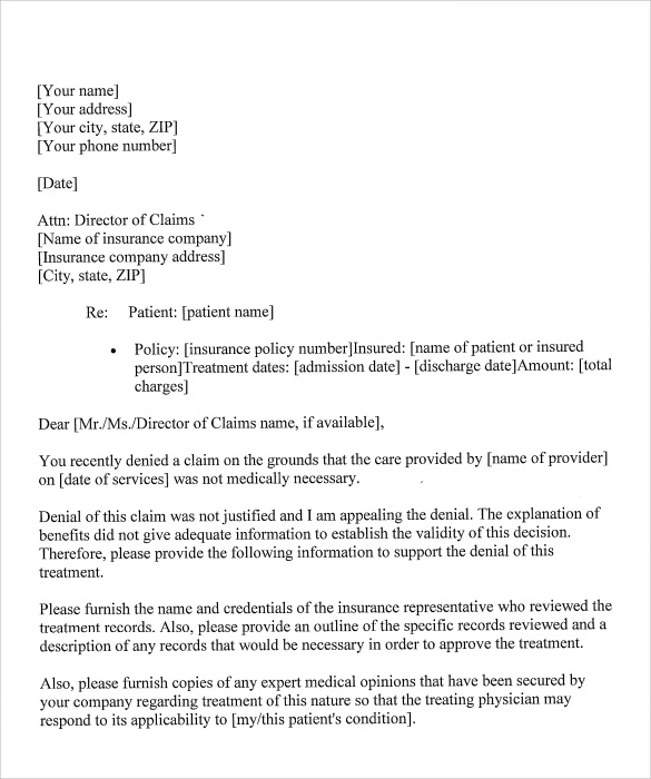 8 Example of Appeal Letter Templates to Download for Free