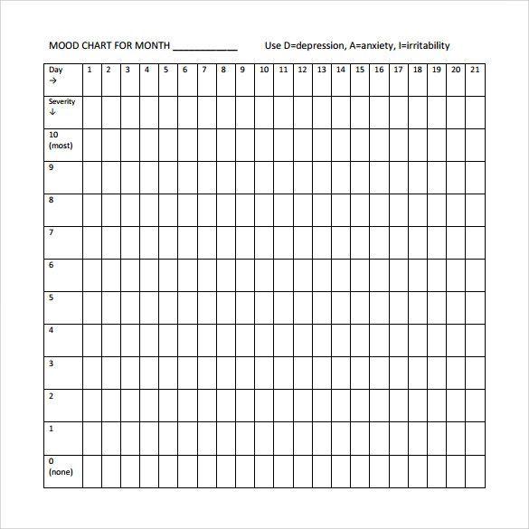 Free Monthly Mood Tracker Printable Printable Templates