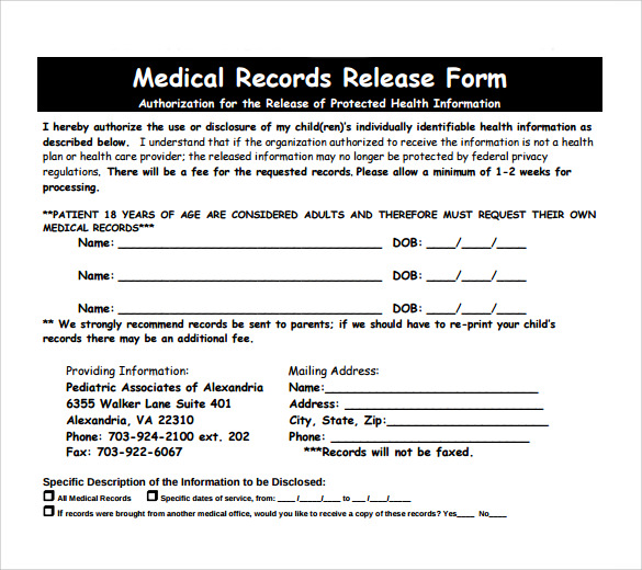 free-10-medical-records-release-forms-in-pdf