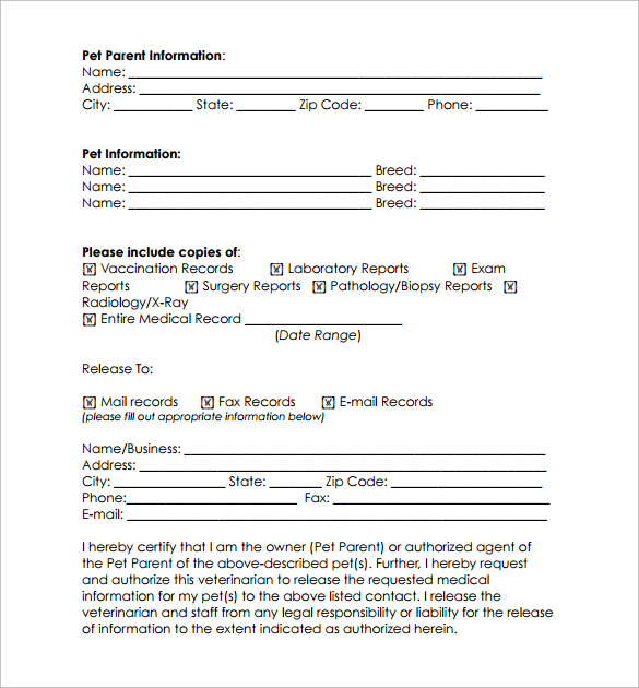 FREE 12  Medical Records Request Forms in PDF Word