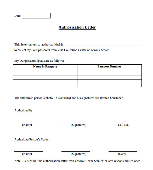 sample authorization letter format1