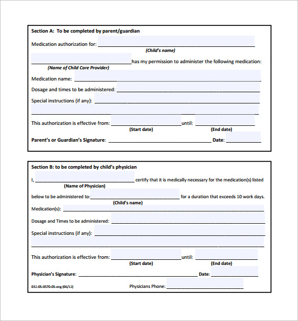 FREE 15+ Medical Authorization Forms in PDF Word