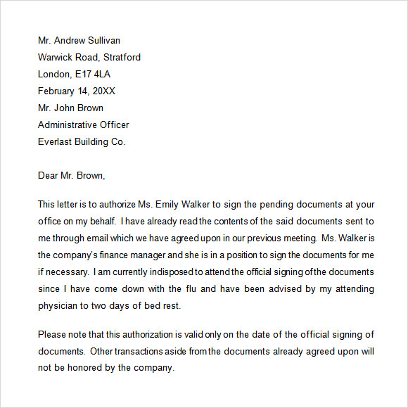 sample authorization letter download1