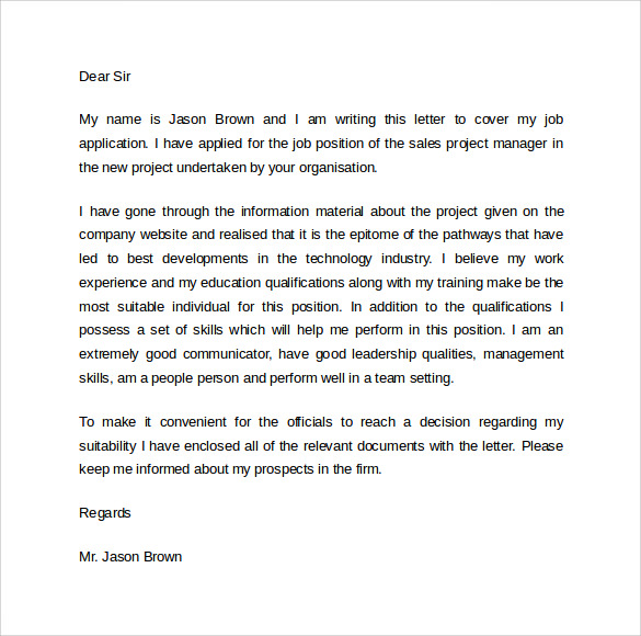 sample cover letter examples for sale 14 download free
