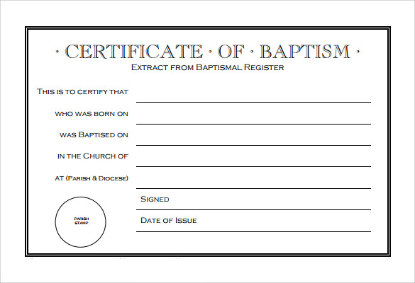 certificate of baptism%c2%b7